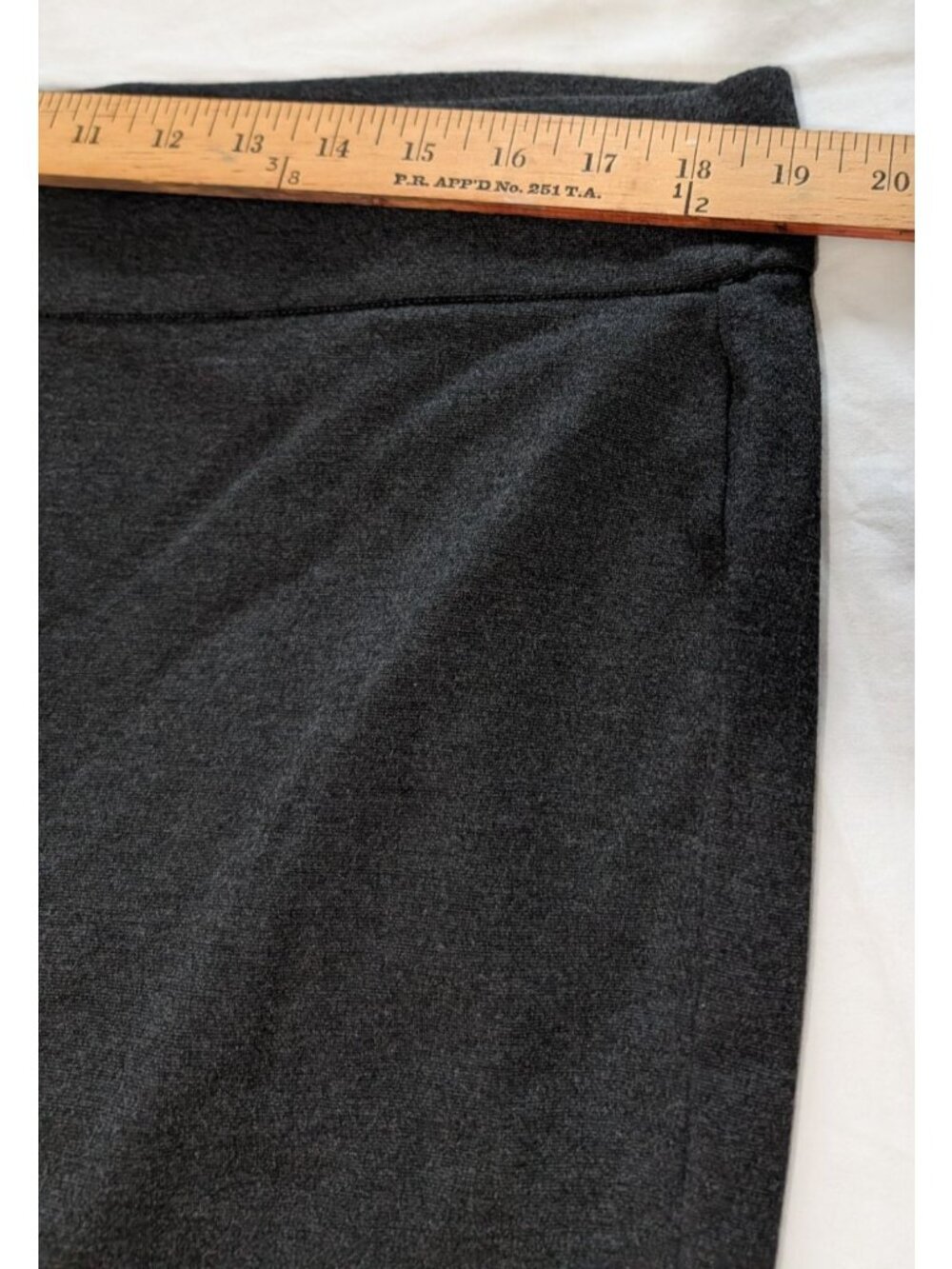 Eileen Fisher Womens XL Gray Stretch Pants Viscose Blend - Picture 11 of 12